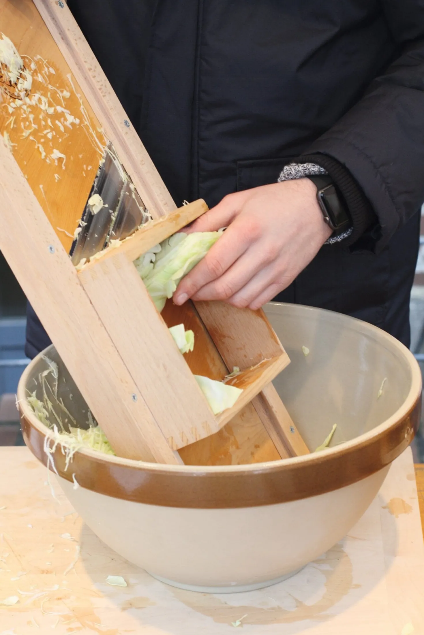 Krauthobel Buchenholz