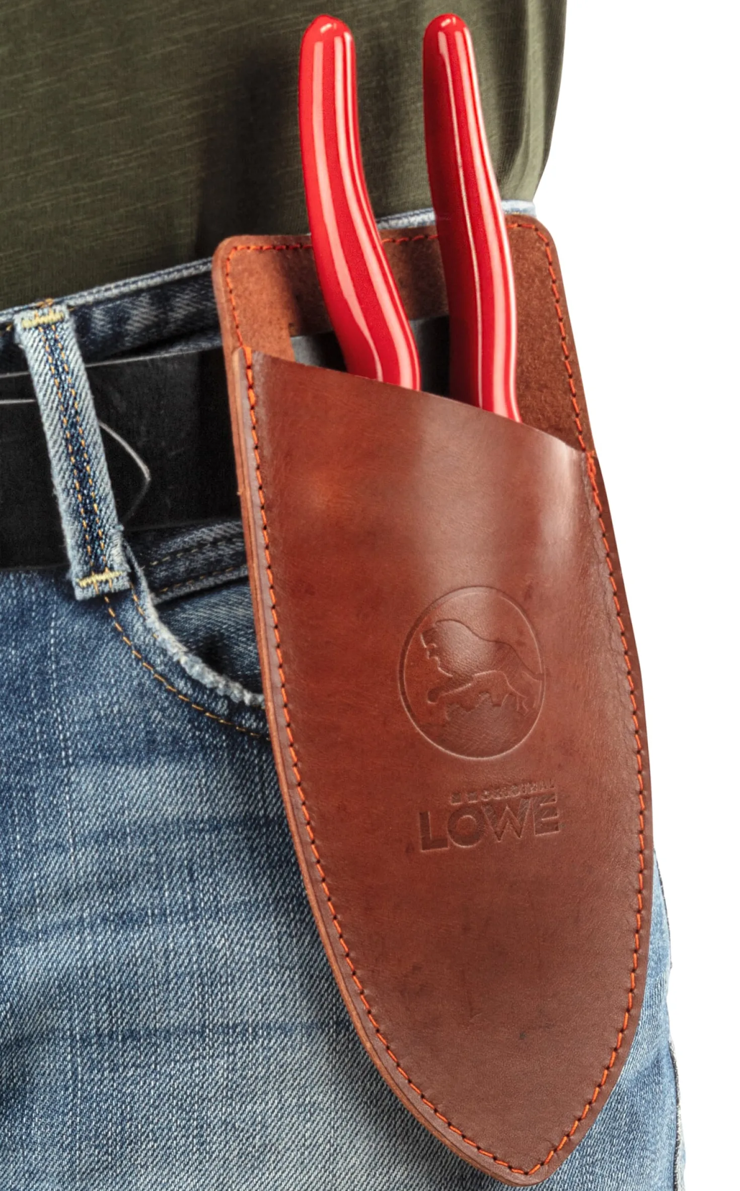 Lederholster für Gartenschere