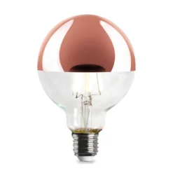 LED-Kopfspiegellampe Globe, Kupfer