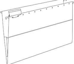 Leitz Hängeregistraturmappe schwarz