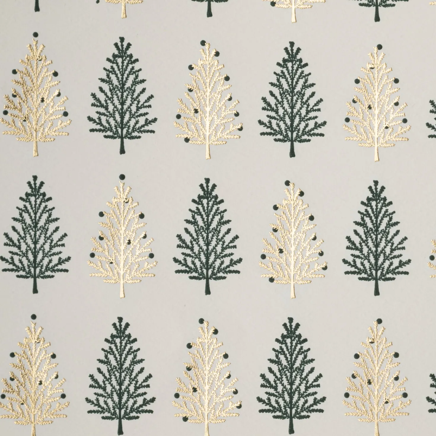 Letterpress-Geschenkpapier Weihnachten