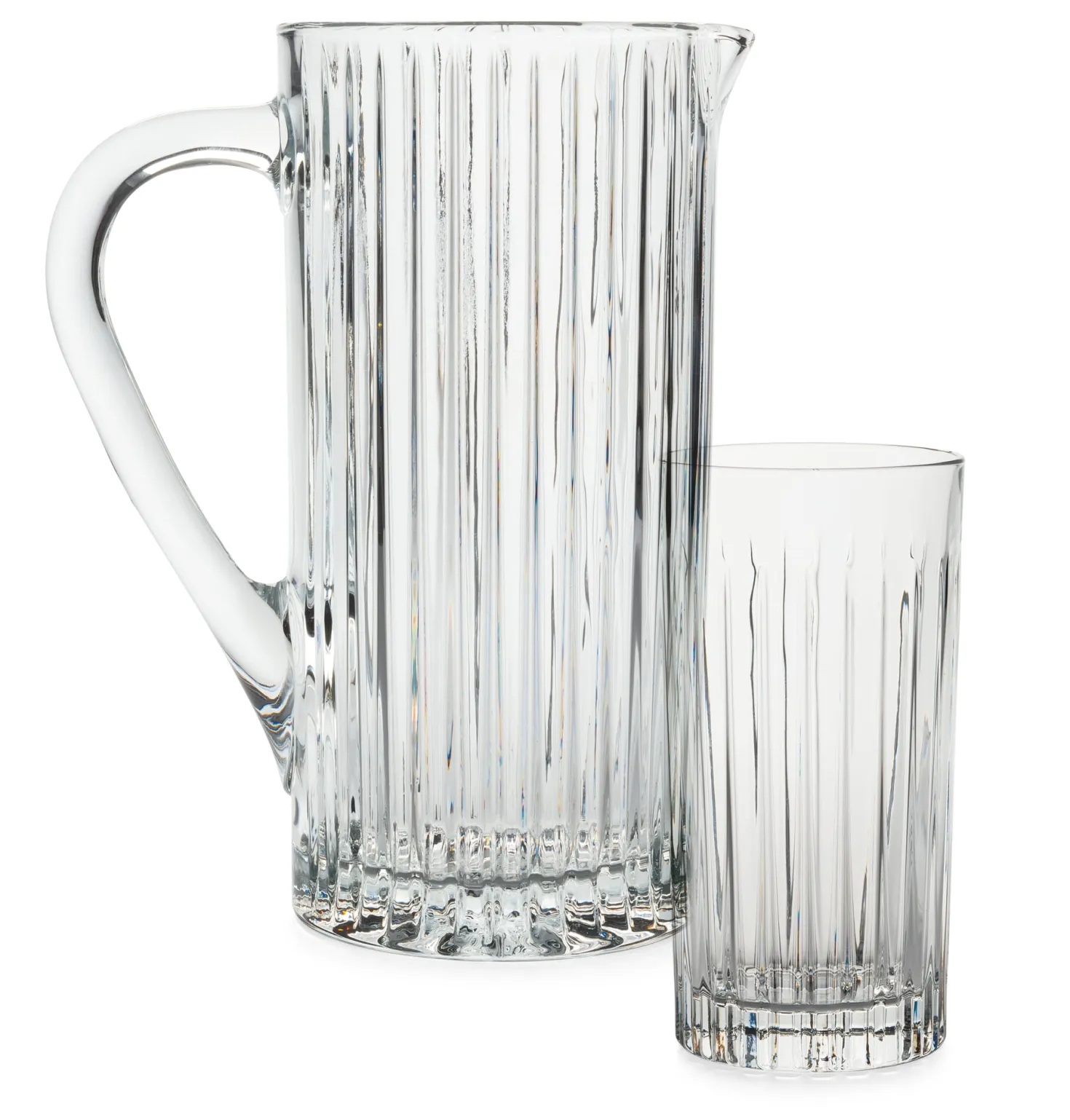 Longdrinkglas gerippt