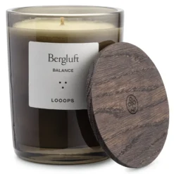 Looops Duftkerze mit Holzdeckel