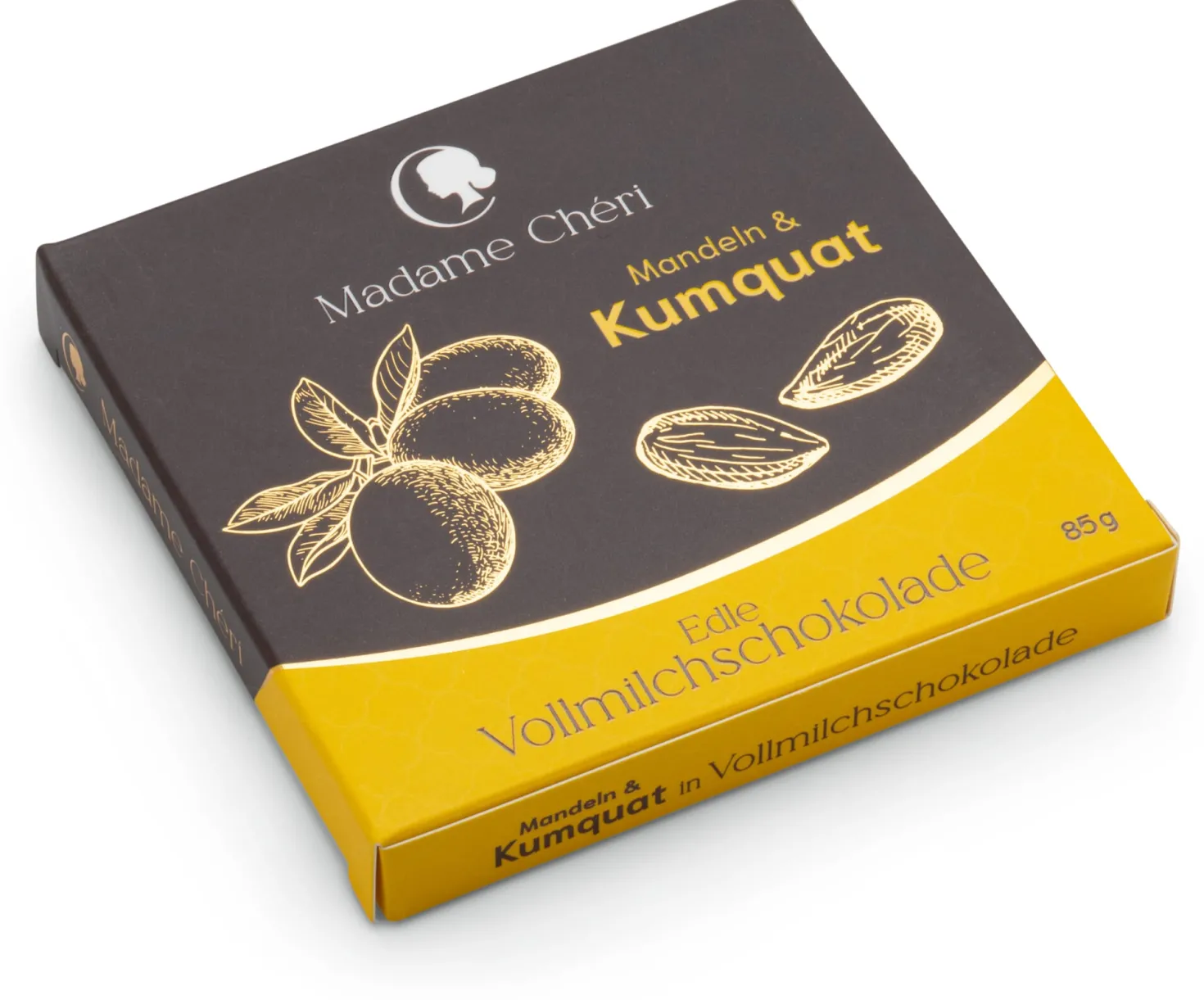 Madame Chêri Vollmilch Kumquat Mandel