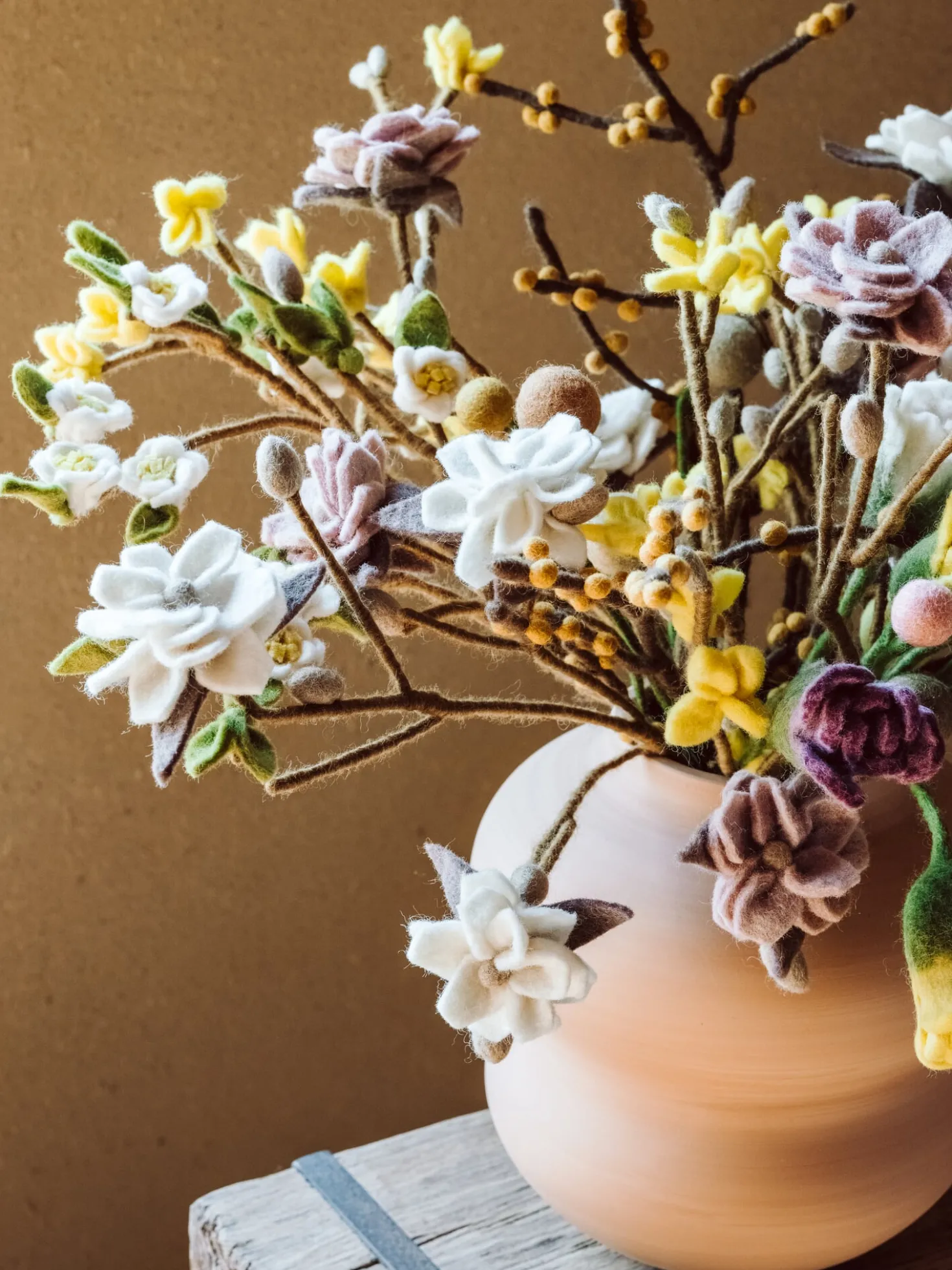 Magnolienzweig Filz