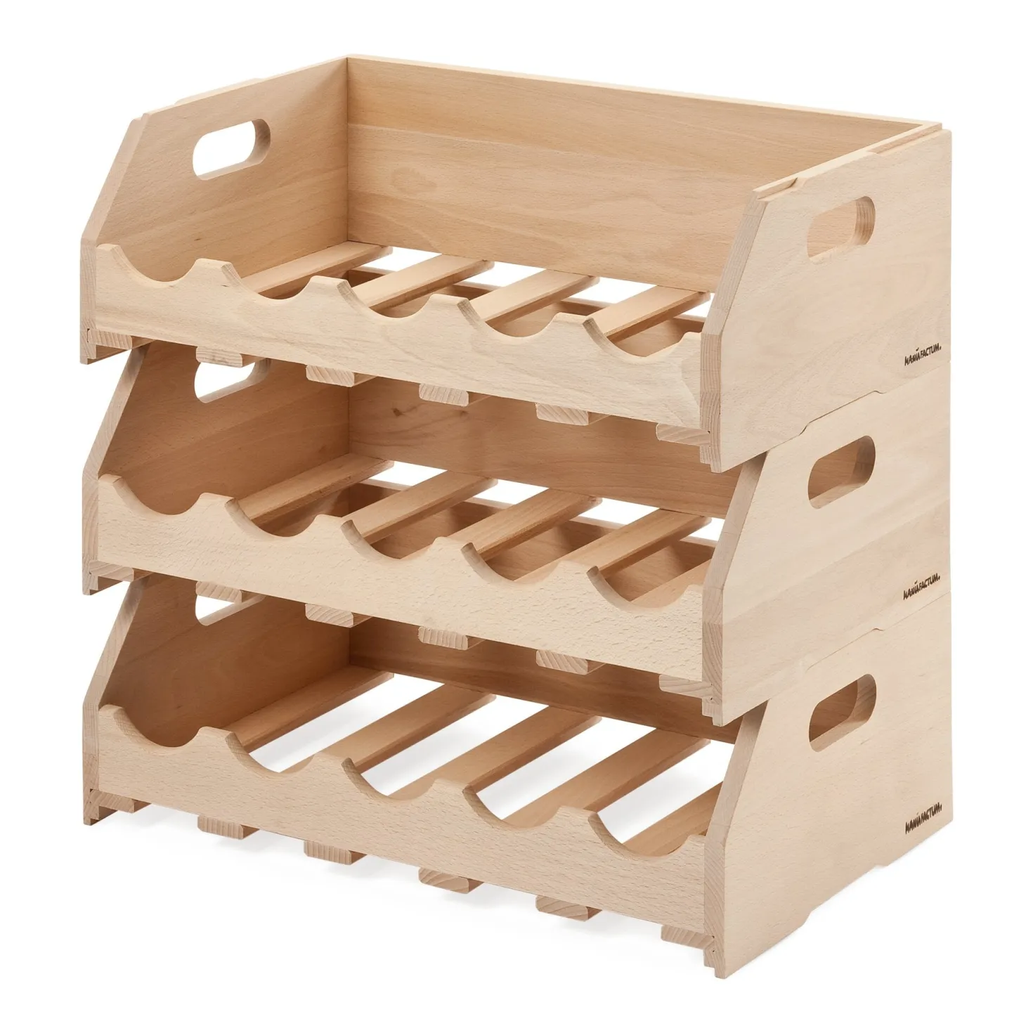 Manufactum Flaschenkiste Buchenholz