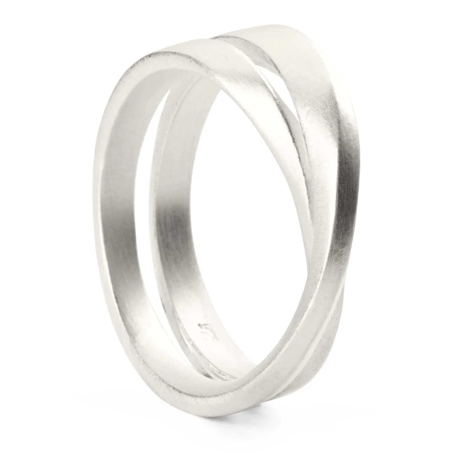 Möbius-Ring Silber