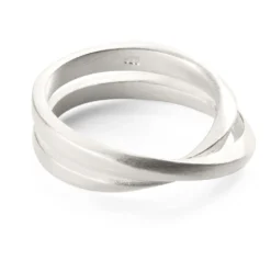 Möbius-Ring Silber