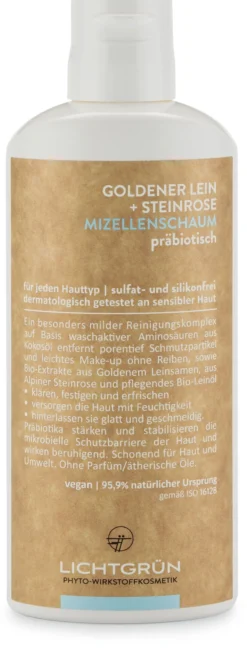 Mizellenschaum Goldener Lein und Steinrose