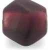 Muranoglas Wechselschließe zu Strick-Collier, Aubergine
