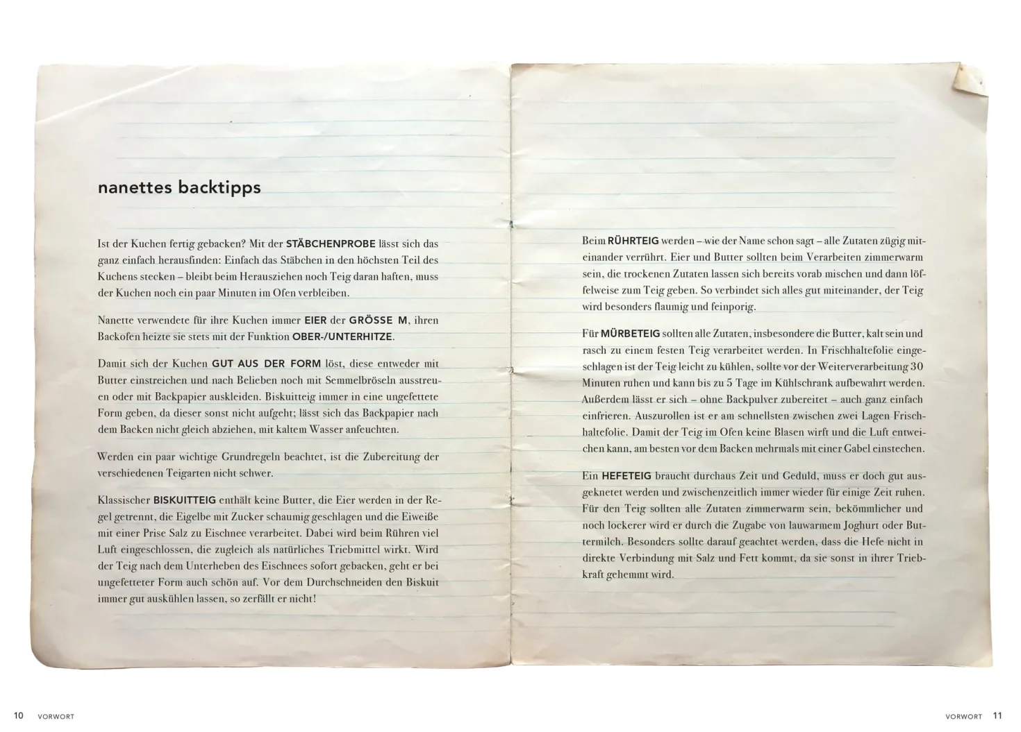 Nanettes Backbuch