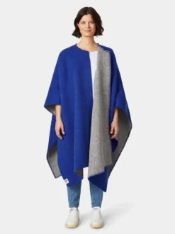 Norwegischer Lang-Poncho Lammwolle