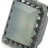 Ohrhänger Chalcedon, Türkis