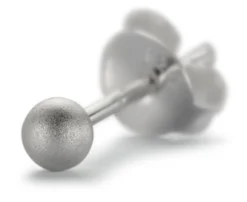Ohrstecker Satin-Ball
