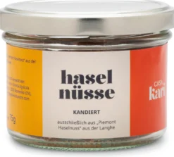 Piemontesische Haselnüsse kandiert