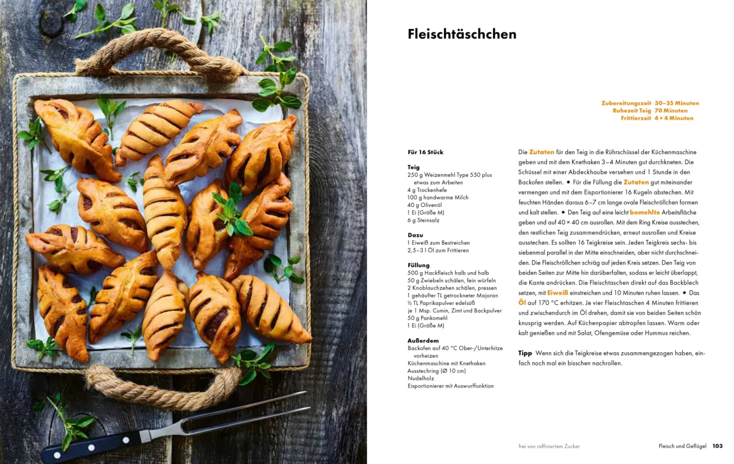Ran an die Fritteuse