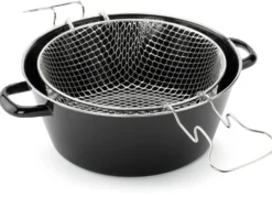Riess Frittiertopf Emaille