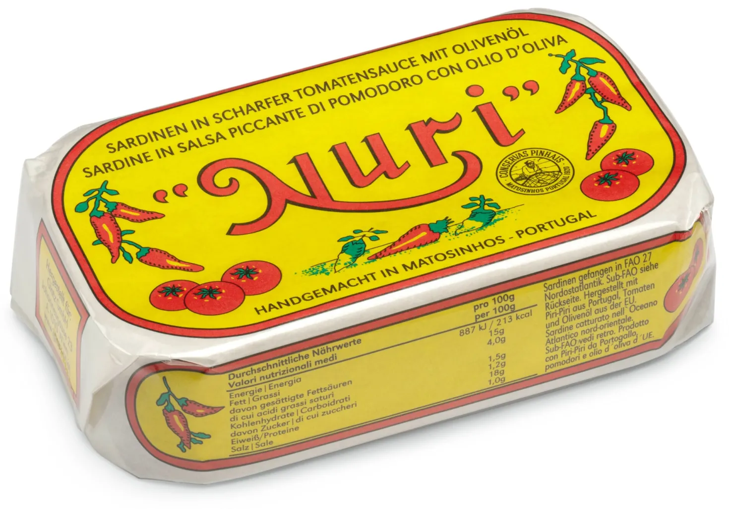 Sardinen in scharfer Tomatensauce
