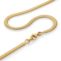 Schlangenkette, goldplattiert