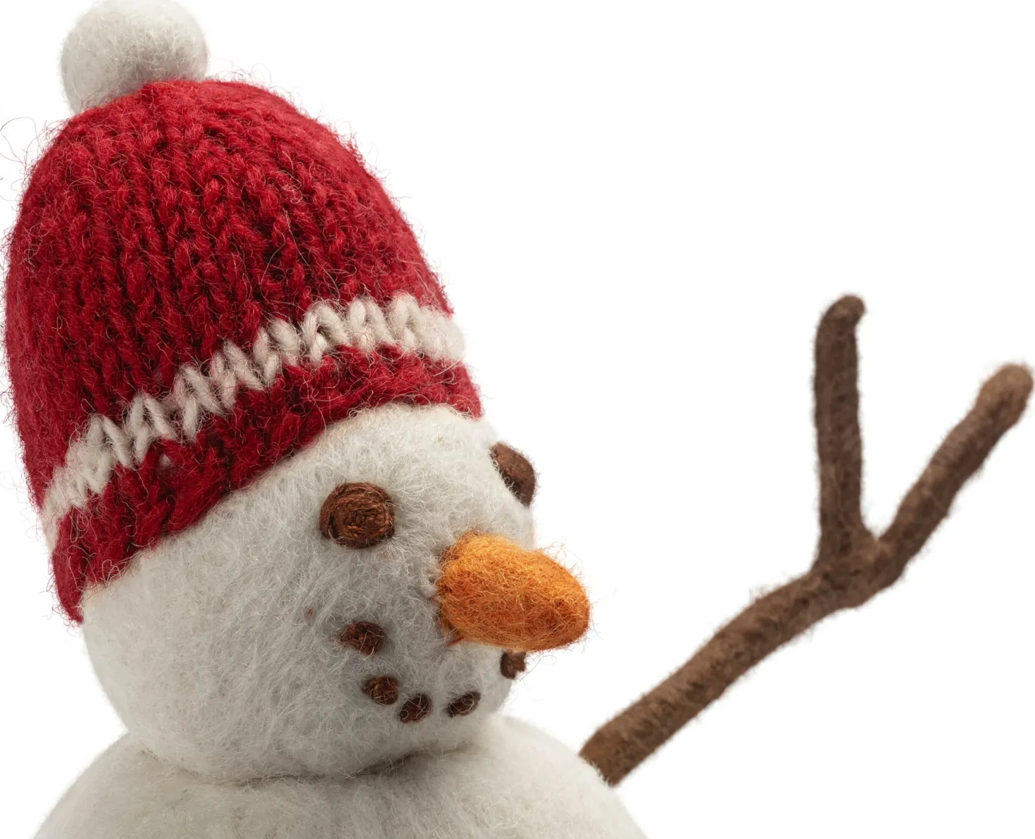 Schneemann Filz