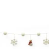 Schneemann-Girlande Filz