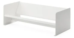 Schreibtisch-Bücherregal Stahlblech
