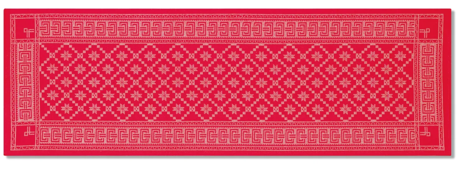 Schwedischer Tischläufer rot 50 x 150cm