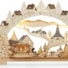 Schwibbogen Winterliche Grillhütte