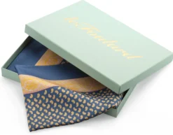 Seidentuch Paisley, Royalblau