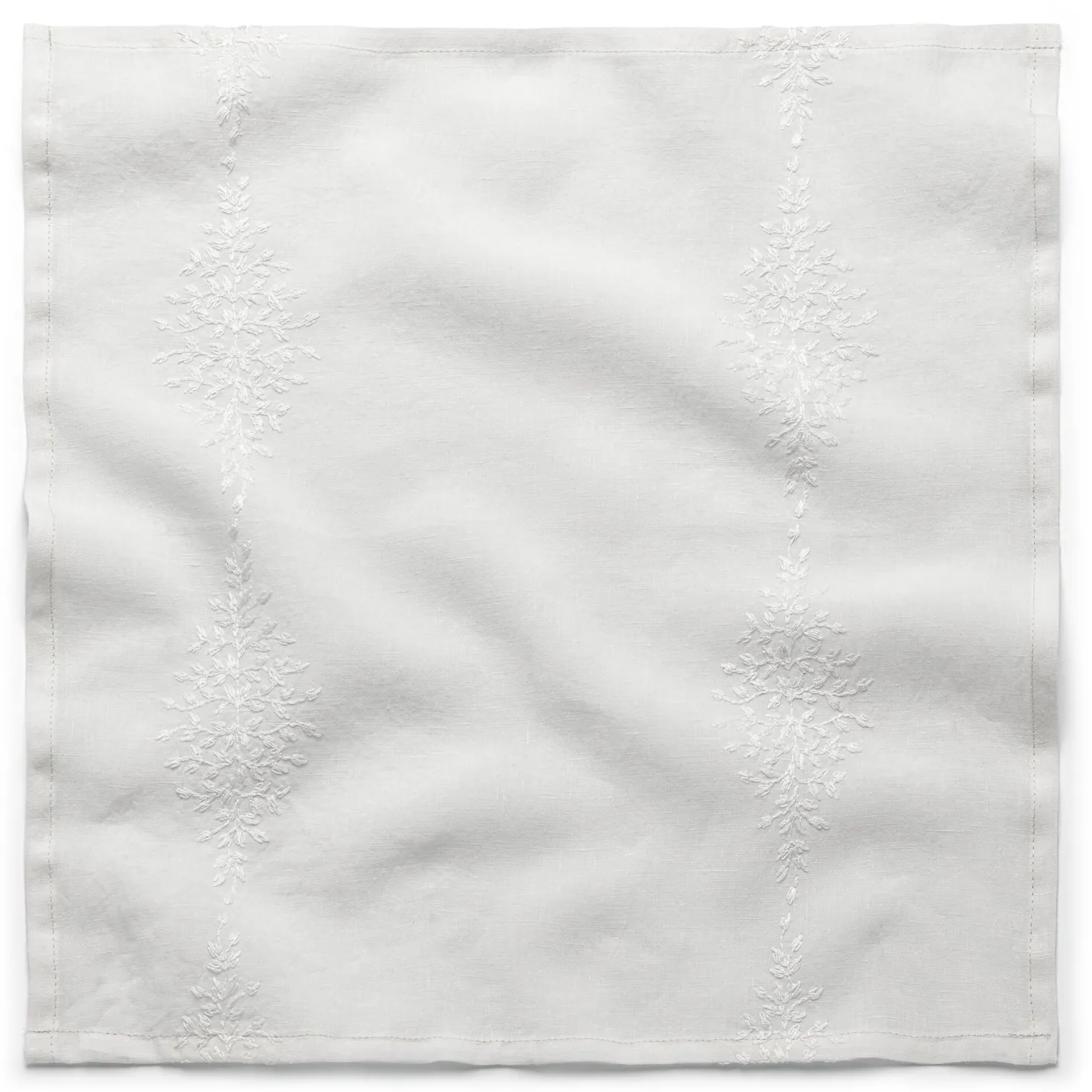 Serviette Leinen Blätterränke