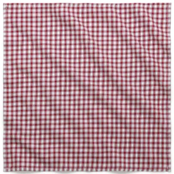 Serviette rot-weiß kariert