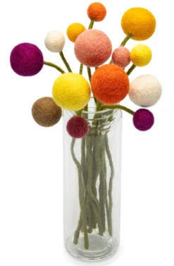 Set Filz-Blumen