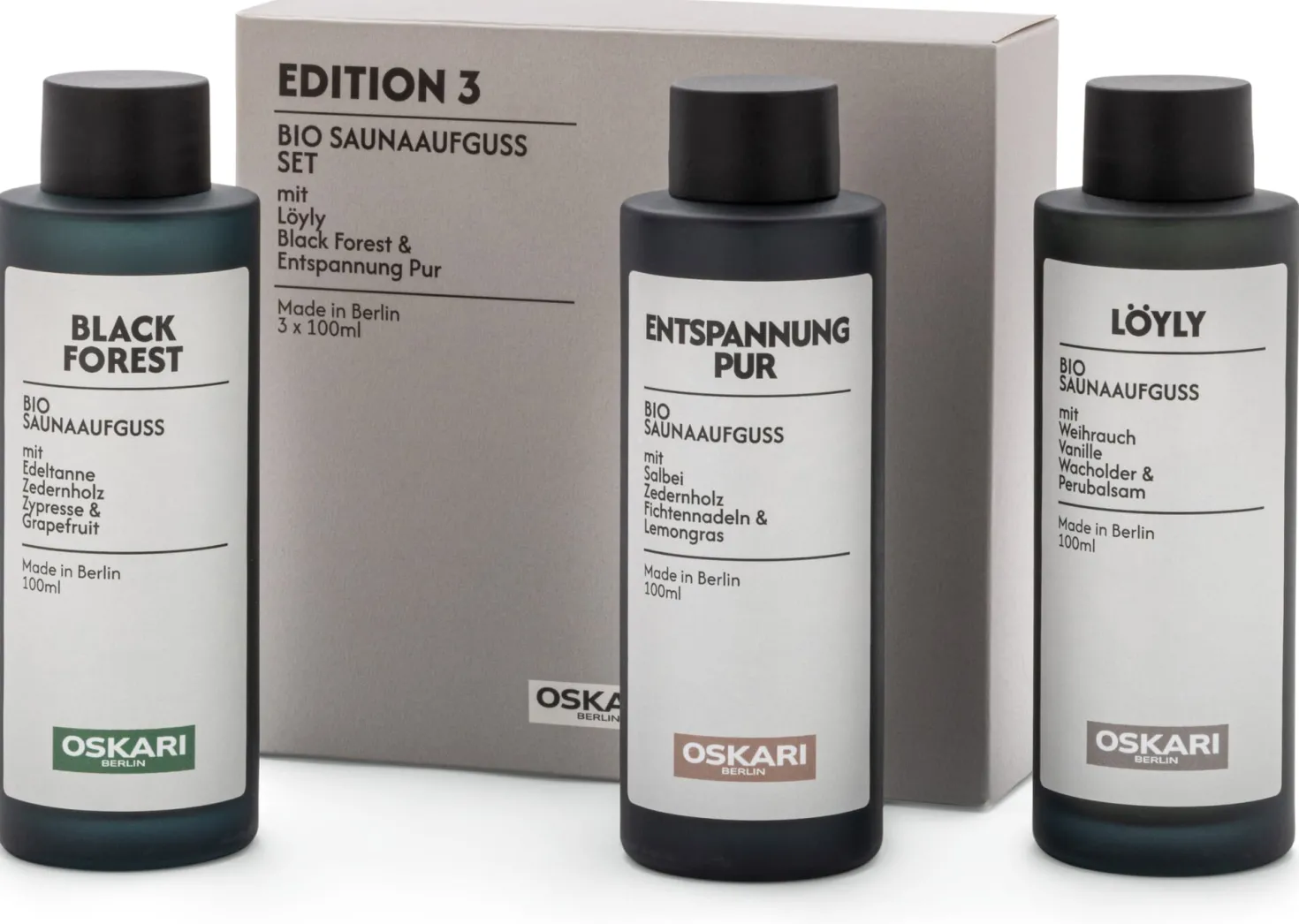 Set Saunaaufguss Edition 3
