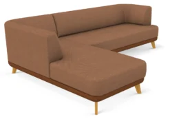 Sofa-Kombination Linnea Schurwolle und Leder