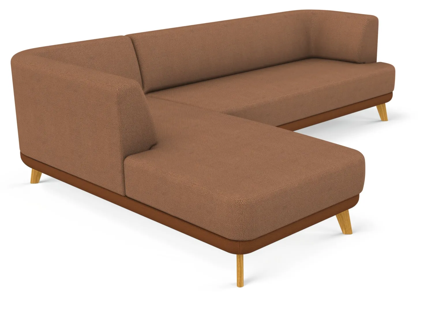 Sofa-Kombination Linnea Schurwolle und Leder