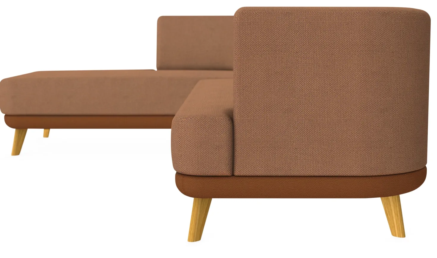 Sofa-Kombination Linnea Schurwolle und Leder