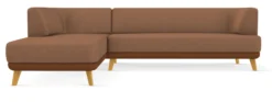 Sofa-Kombination Linnea Schurwolle und Leder