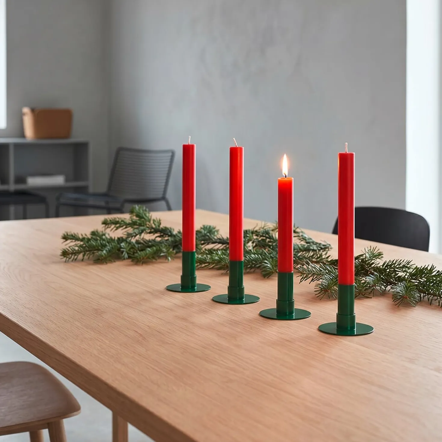 Stabkerze Adventskranz