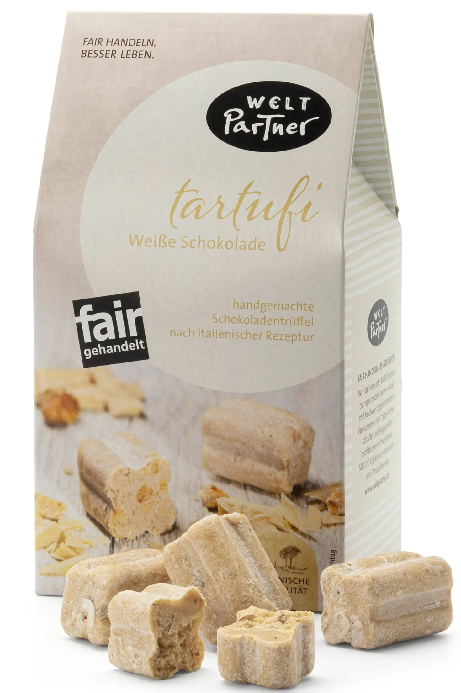 Tartufi weiße Schokolade