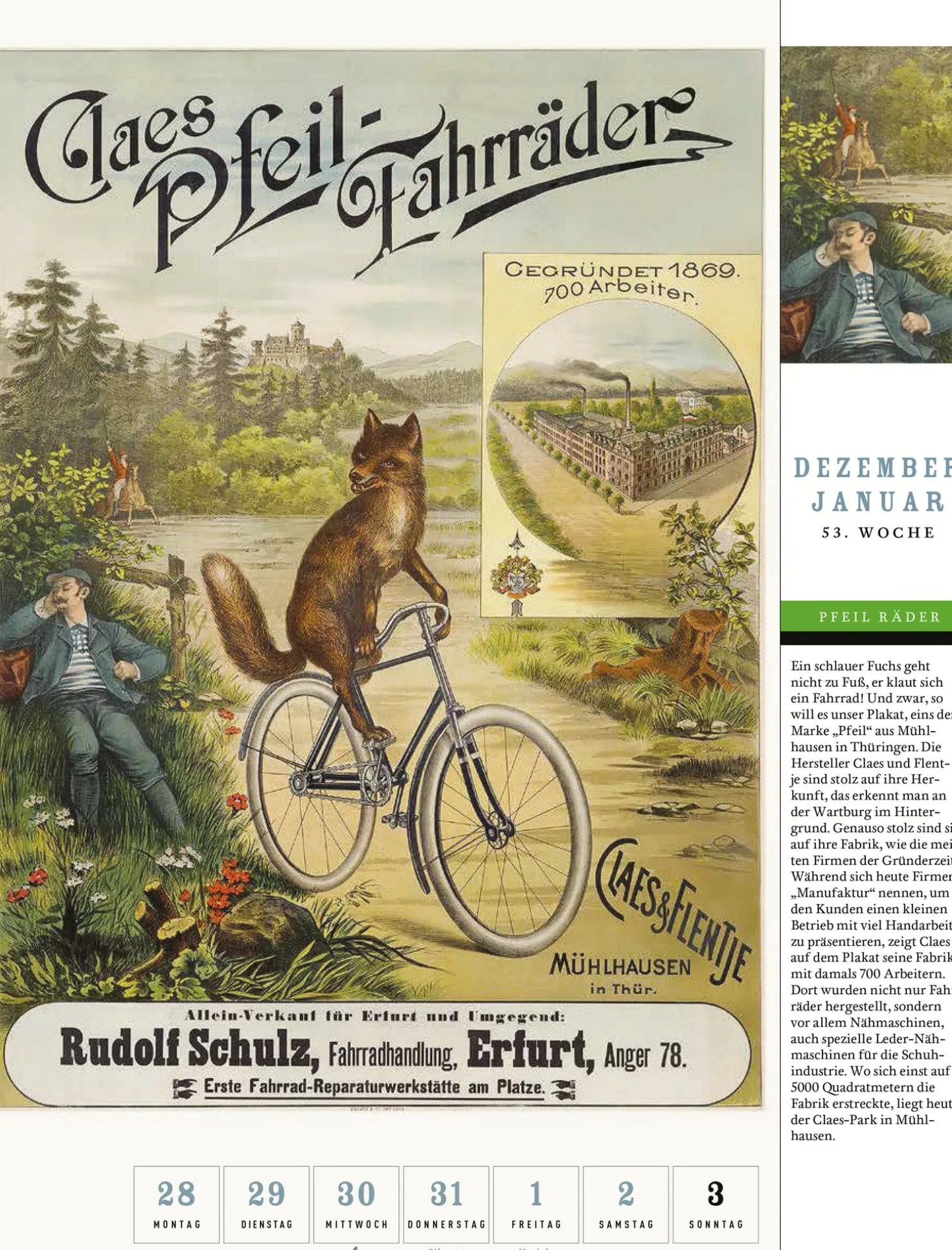 Thorbeckes Fahrrad-Kalender 2027