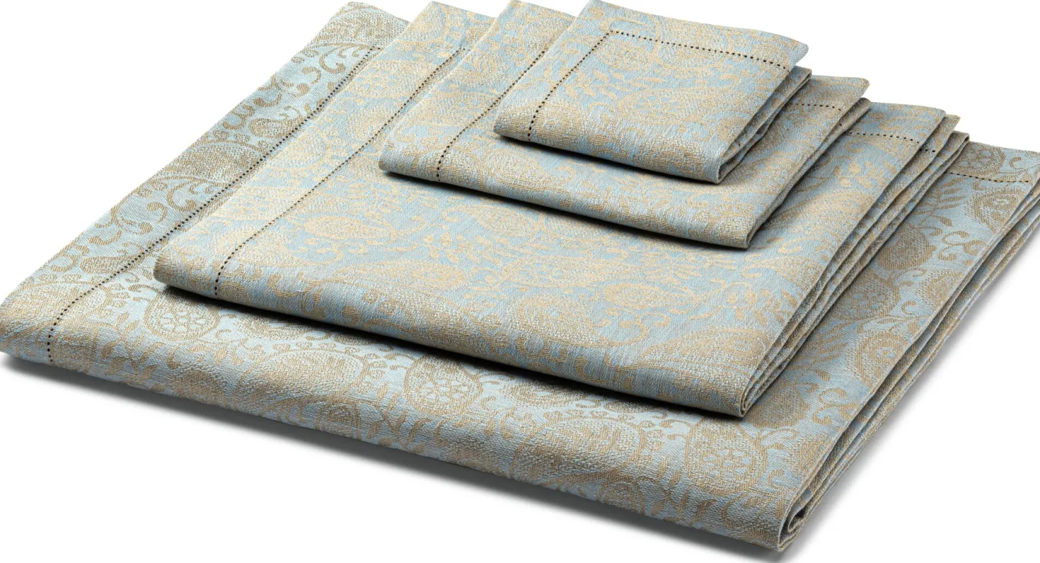 Tischdecke Jacquard Leinen