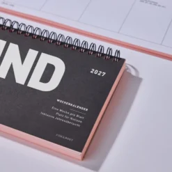 Tischkalender Neon