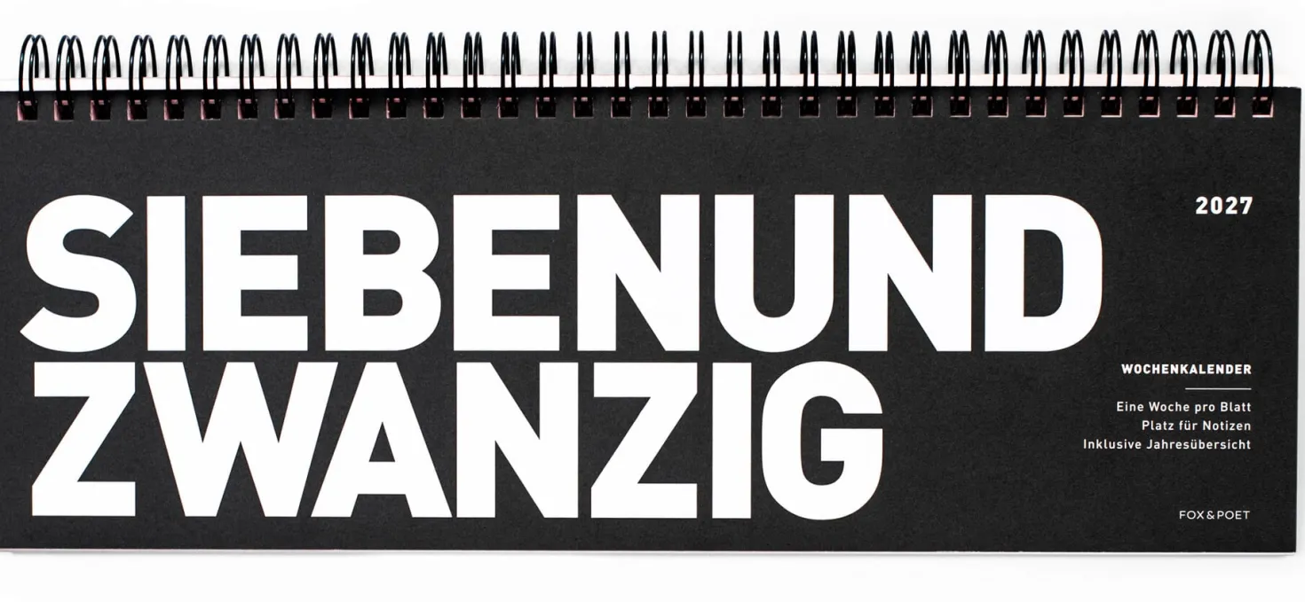 Tischkalender Neon