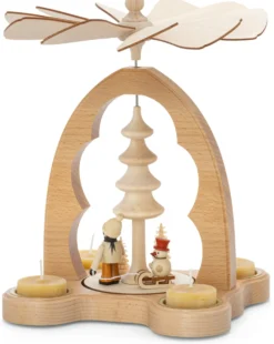 Tischpyramide Winterkinder