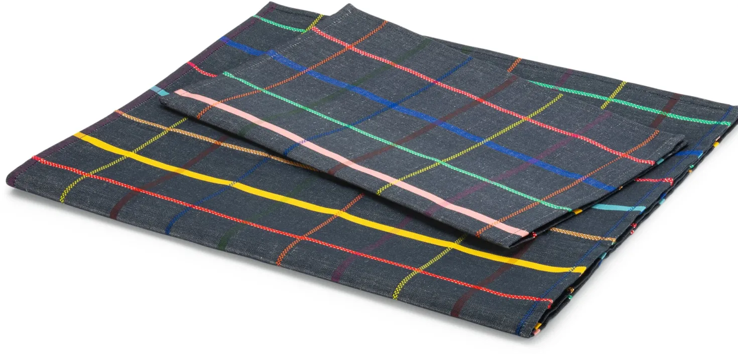 Tischset bunt kariert