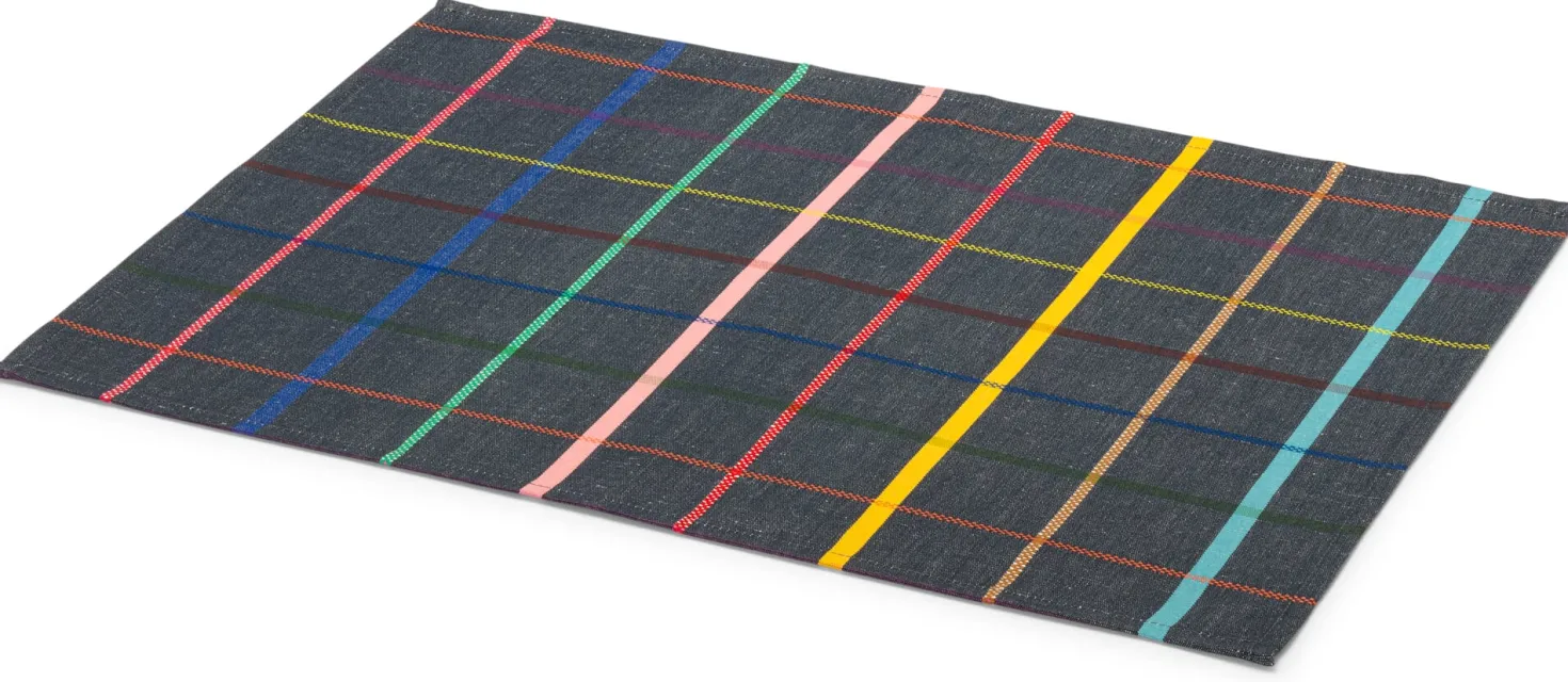 Tischset bunt kariert
