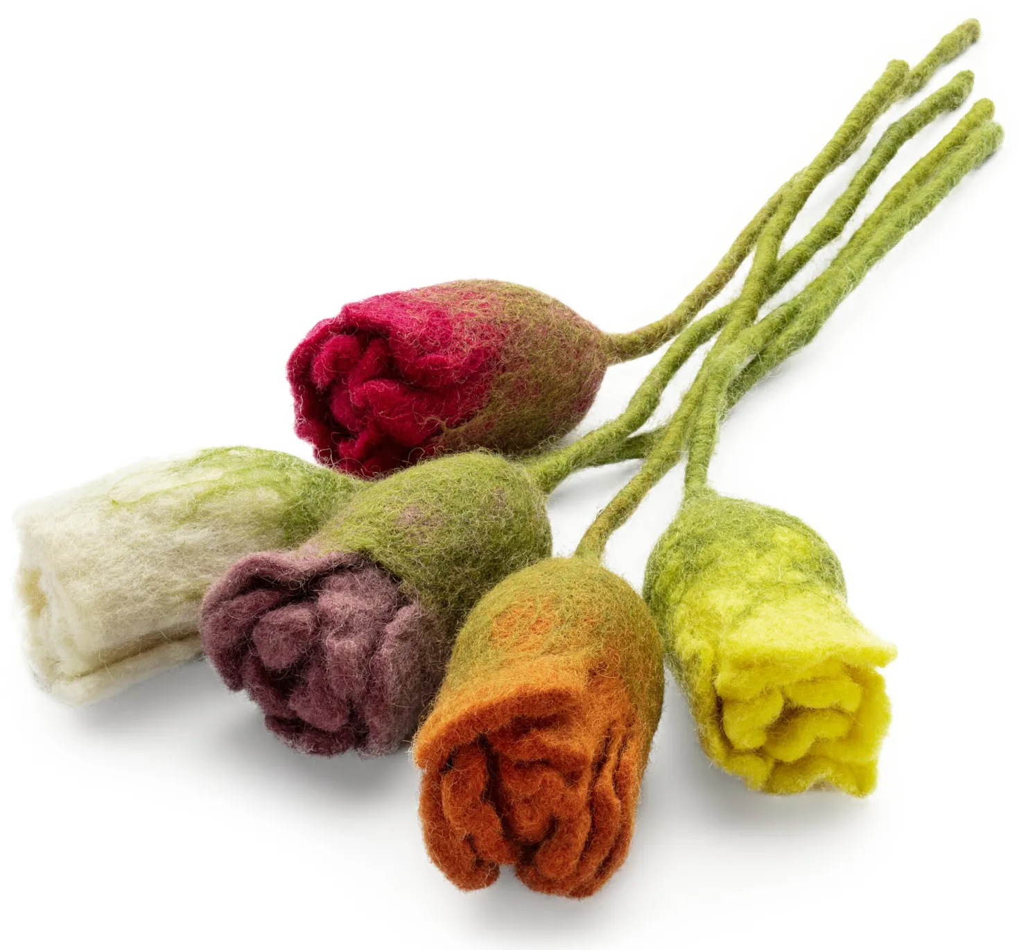 Tulpenstrauß Filz