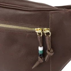Unisex-Hüfttasche, dunkelbraun