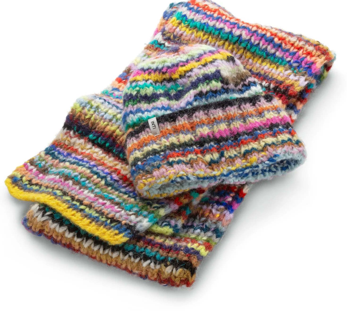 Unisex-Strickmütze, Multicolor