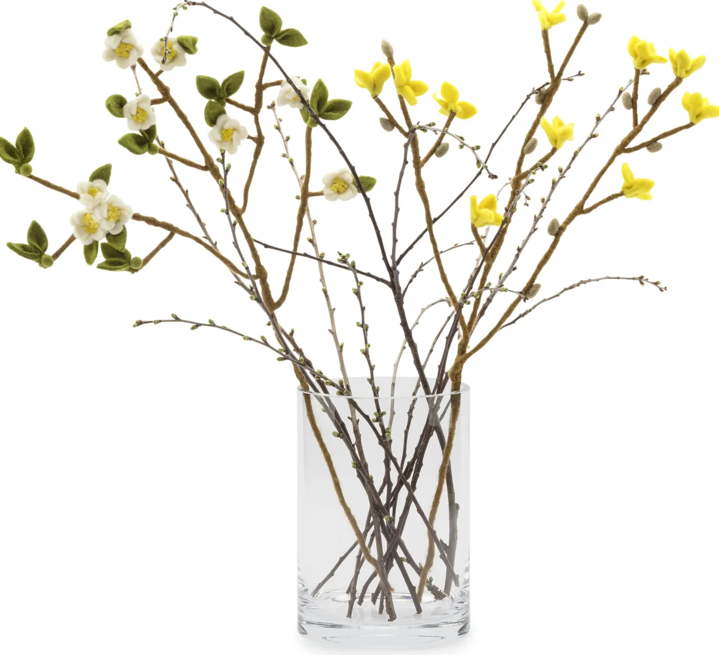 Vase Glas zylinderförmig